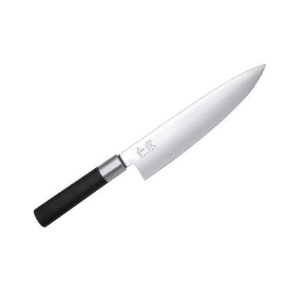 Couteau de Cuisine KAI Wasabi Black 23 cm – Acier Inox (Réf. 6723.C)