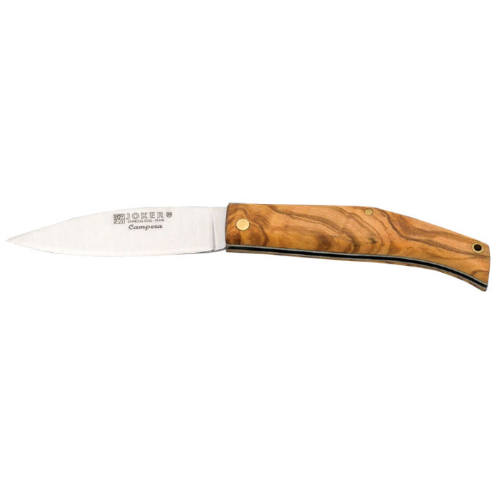 Couteau Pliant Joker Campera – Manche Bois d'Olivier 9,5 cm