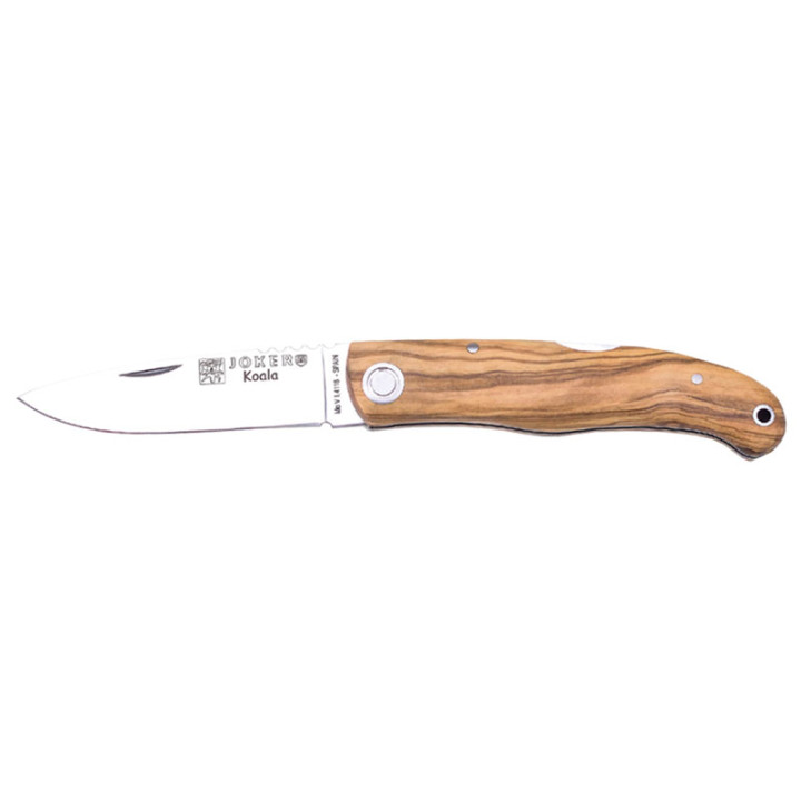Couteau Pliant Joker Koala – Manche Bois d'Olivier 10,5 cm