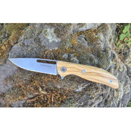 Couteau MZ olivier Liner lock manche 11cm EUSTACHE
