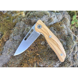 Couteau MZ olivier Liner lock manche 11cm EUSTACHE