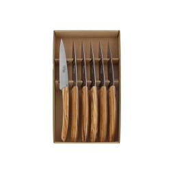 COFFRET 6 COUTEAUX Campagne LE THIERS BJB OLIVIER