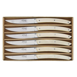 COFFRET 6 COUTEAUX LE THIERS BJB BLANC