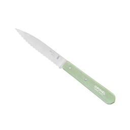 COUTEAU OFFICE LAME CRANTEE OPINEL 113 VERT SAUGE