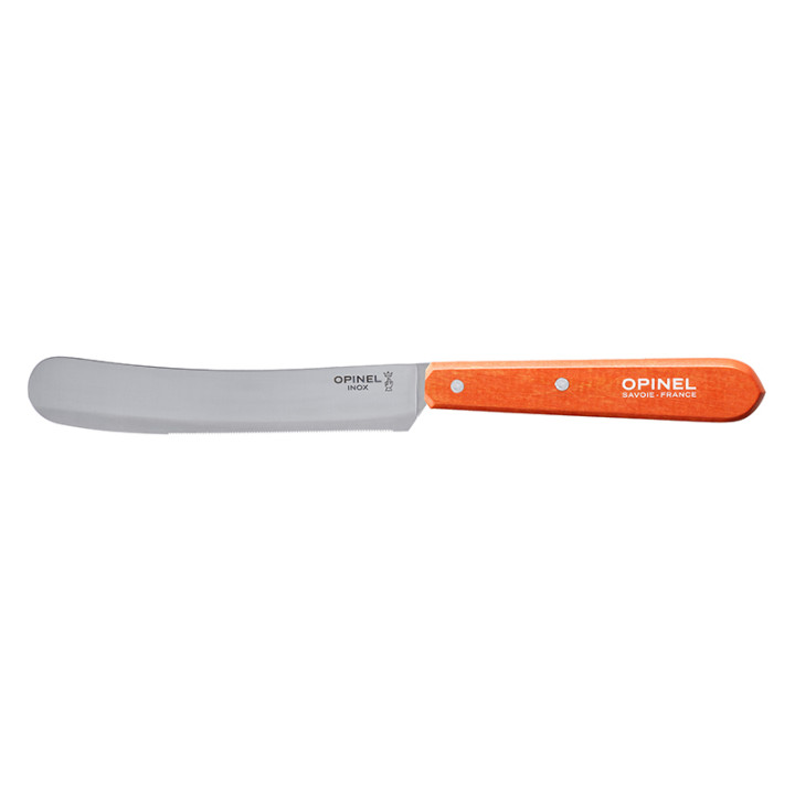 COUTEAU Petit déjeuner manche Mandarine Opinel Coupe et tartine