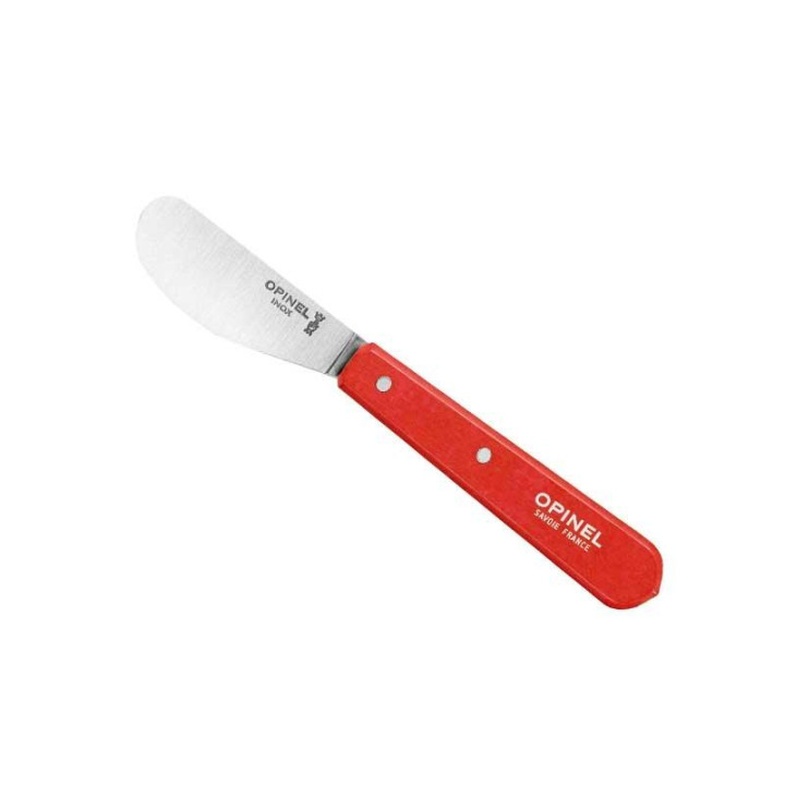 Tartineur Opinel N°117 Rouge - Spatule à Beurre & Confiture