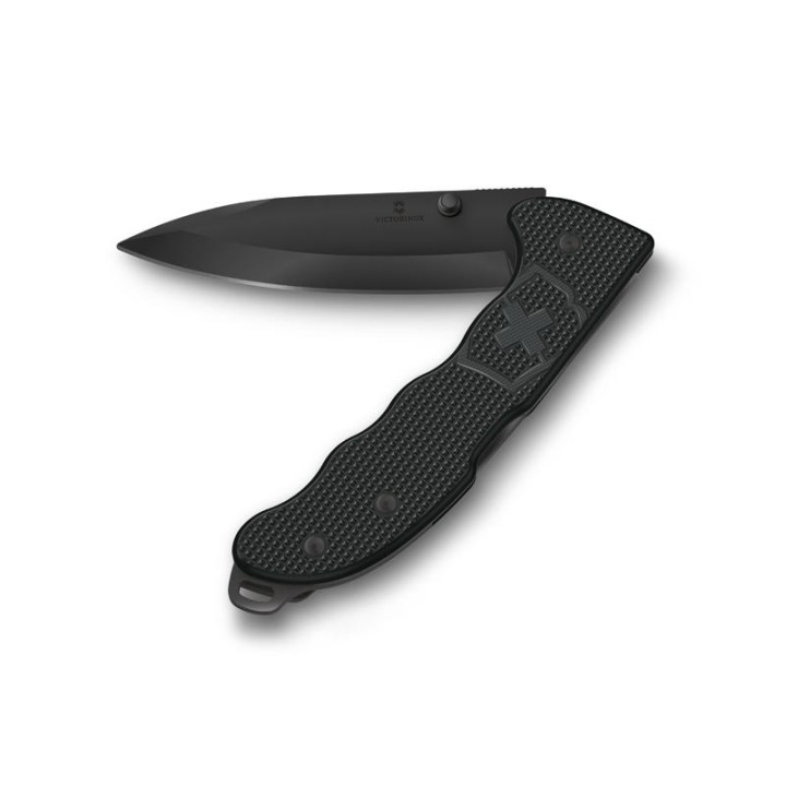 Victorinox Evoke BS Alox Noir - Couteau Pliant Lame Noire