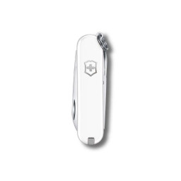 Victorinox Classic SD Falling Snow - Petit Couteau Blanc 58mm