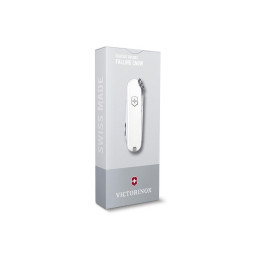 Victorinox Classic SD Falling Snow - Petit Couteau Blanc 58mm