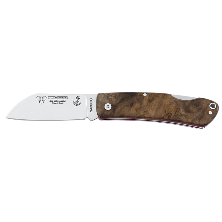Couteau de Poche Cudeman 386-G Marinera – Manche en Bois de Noyer