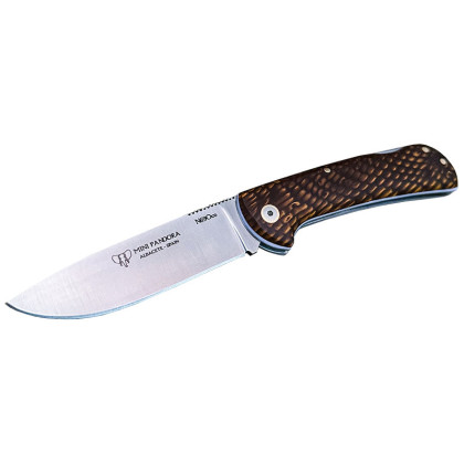 Couteau de Poche Cudeman 389-JM Mini Pandora – Juma Marron & Acier N690Co