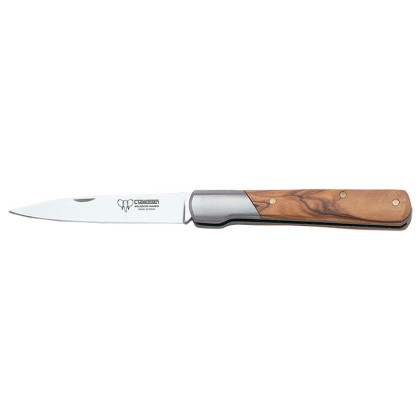 Couteau de Poche Cudeman 409-L Vendetta – Manche en Bois d'Olivier