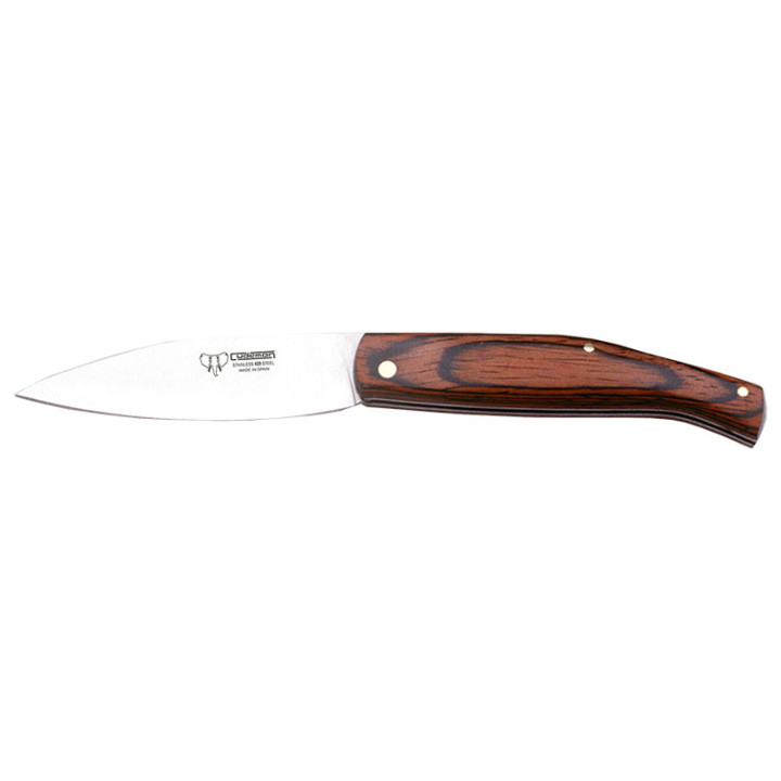 Couteau de Poche Cudeman 443-R Catalana – Manche en Bois de Stamina Rouge