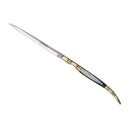 Couteau Stylet de Poche Cudeman 12 cm – Manche Façon Corne & Acier MoVa