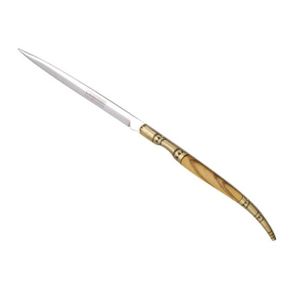 Couteau Stylet de Poche Cudeman 12 cm – Manche en Bois d'Olivier