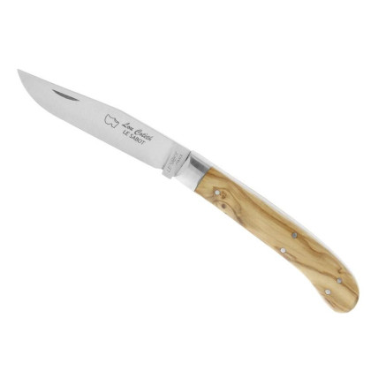 Couteau de Poche Lou Cotèth 11,5 cm Au Sabot – Manche en Bois d'Olivier