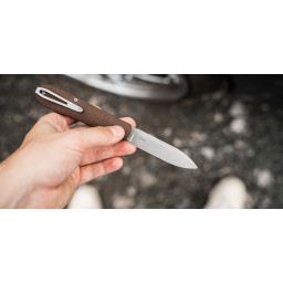 Couteau pliant Böker Barlow Coffin 112946 – Lame CPM MagnaCut & Jute Micarta