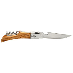 Couteau de Poche Le Camarguais Multifonction – Manche en Bois d'Olivier