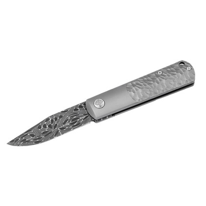 Couteau pliant d'art Böker BRLW Meteorite Damast 110673DAM – Acier Damas & Météorite