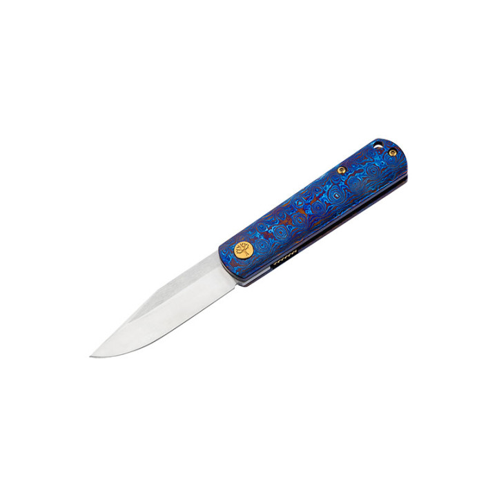 Couteau pliant d'art Böker BRLW Mokuti Édition Limitée 110674 – MagnaCut & MokuTi