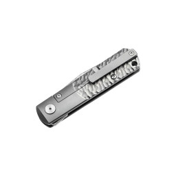 Couteau pliant de collection Böker BRLW Meteorite Damast Platinum Edition 110676DAM