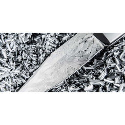 Couteau pliant de collection Böker BRLW Meteorite Damast Platinum Edition 110676DAM