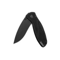 Couteau Pliant Kershaw Blur Black – Lame Inox Noir DLC & Manche G10/Trac-Tec (Réf. 1670BLK)