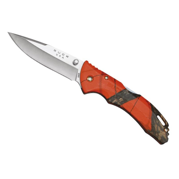 Couteau Pliant Buck Bantam BLW Orange Camo – Lame 420HC 7,9 cm (Réf. 0285CMS9)