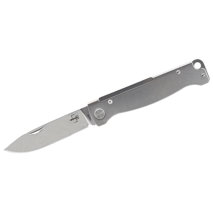 Couteau pliant Böker Plus Atlas SW Gen. 2 01BO856 – Acier 12C27 & Finition Stonewash