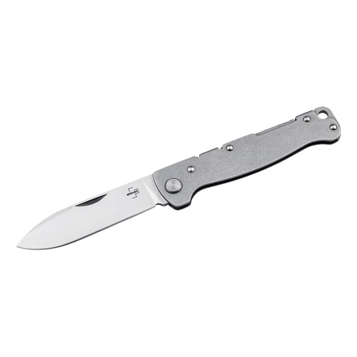 Couteau pliant Böker Plus Atlas Backlock Droppoint 01BO865 – Acier D2 & Backlock