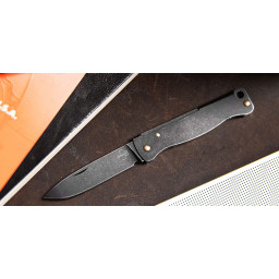 Micro-couteau pliant Böker Plus Atlas Mini Dark 01BP0025 – Acier 12C27 & Finition Noire