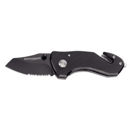 Couteau de secours Böker Magnum Black Rescue 01MB456 – Lame noire & Outils d'urgence