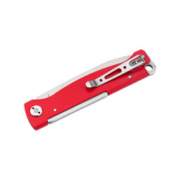 Couteau pliant Böker Plus Atlas Red 01BP0013 – Acier 14C28N & Manche Rouge