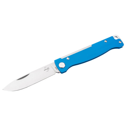 Couteau pliant Böker Plus Atlas Blue 01BP0014 – Acier 14C28N & Manche Bleu