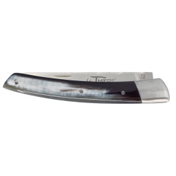 Couteau artisanal Le Thiers 1 Pièce Corne Noire Chevalerias CH2111301 – Acier 12C27