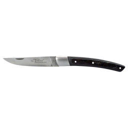 Couteau d'art Le Thiers 1 Pièce Lame Damas & Corne de Buffle Chevalerias CH21113321