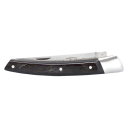 Couteau d'art Le Thiers 1 Pièce Lame Damas & Corne de Buffle Chevalerias CH21113321
