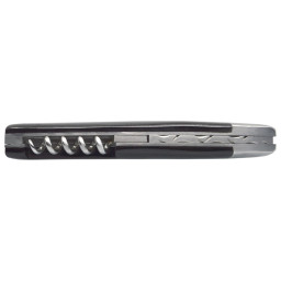 Couteau artisanal Le Thiers 2 Pièces Corne Noire & Tire-Bouchon Chevalerias – Acier 12C27