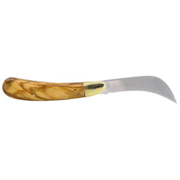 Serpette Allemande Artisanal Chevalerias CH3041111 – Lame 50mm & Bois d'Olivier
