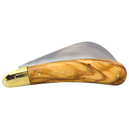 Serpette Allemande Artisanal Chevalerias CH3041111 – Lame 50mm & Bois d'Olivier