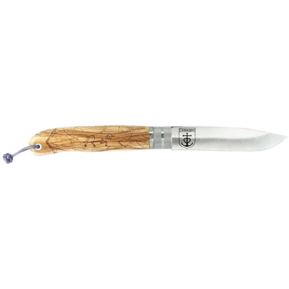 Couteau Pliant Décalé Camargue CFCAMO – Lame 90mm & Bois d'Olivier