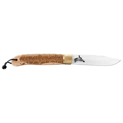 Couteau Pliant Décalé Série Sauvage Focus Girafe CFGIFH – Lame 90mm & Hêtre