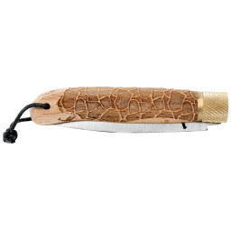 Couteau Pliant Décalé Série Sauvage Focus Girafe CFGIFH – Lame 90mm & Hêtre