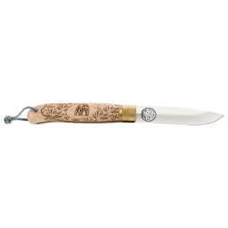 Couteau Pliant Décalé Kodiac Ours Hêtre CFKODH – Lame 90mm & Manche Hêtre