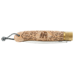 Couteau Pliant Décalé Kodiac Ours Hêtre CFKODH – Lame 90mm & Manche Hêtre