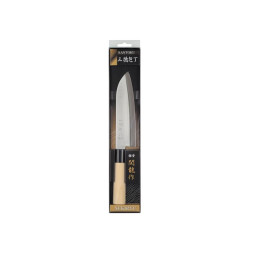 Couteau Japonais Sekiryu Santoku 16,5 cm – Manche en Bois Naturel