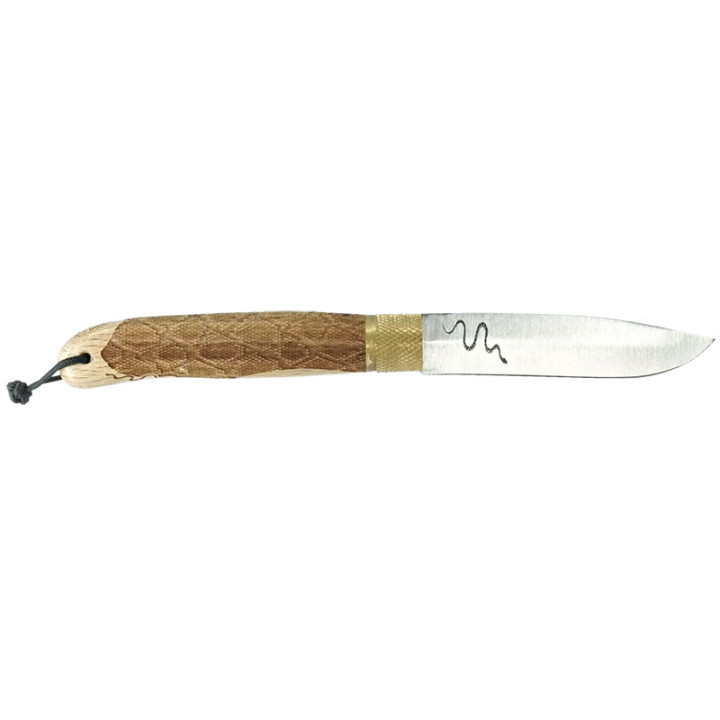 Couteau Pliant Décalé Série Sauvage Focus Python CFPYTH – Lame 90mm & Hêtre