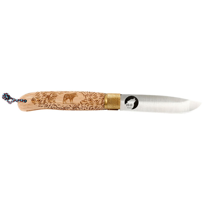 Couteau Pliant Décalé Wolf Hêtre CFWOLH – Lame 90mm & Manche Hêtre