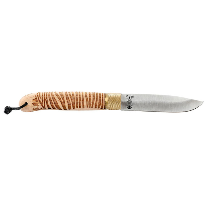 Couteau Pliant Décalé Série Sauvage Focus Zèbre CFZEBH – Lame 90mm & Hêtre