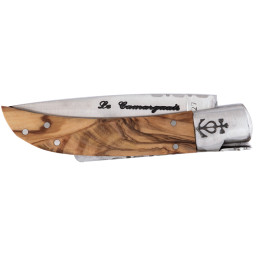 Couteau Le Camarguais N°10 Trident Olivier CA10004
